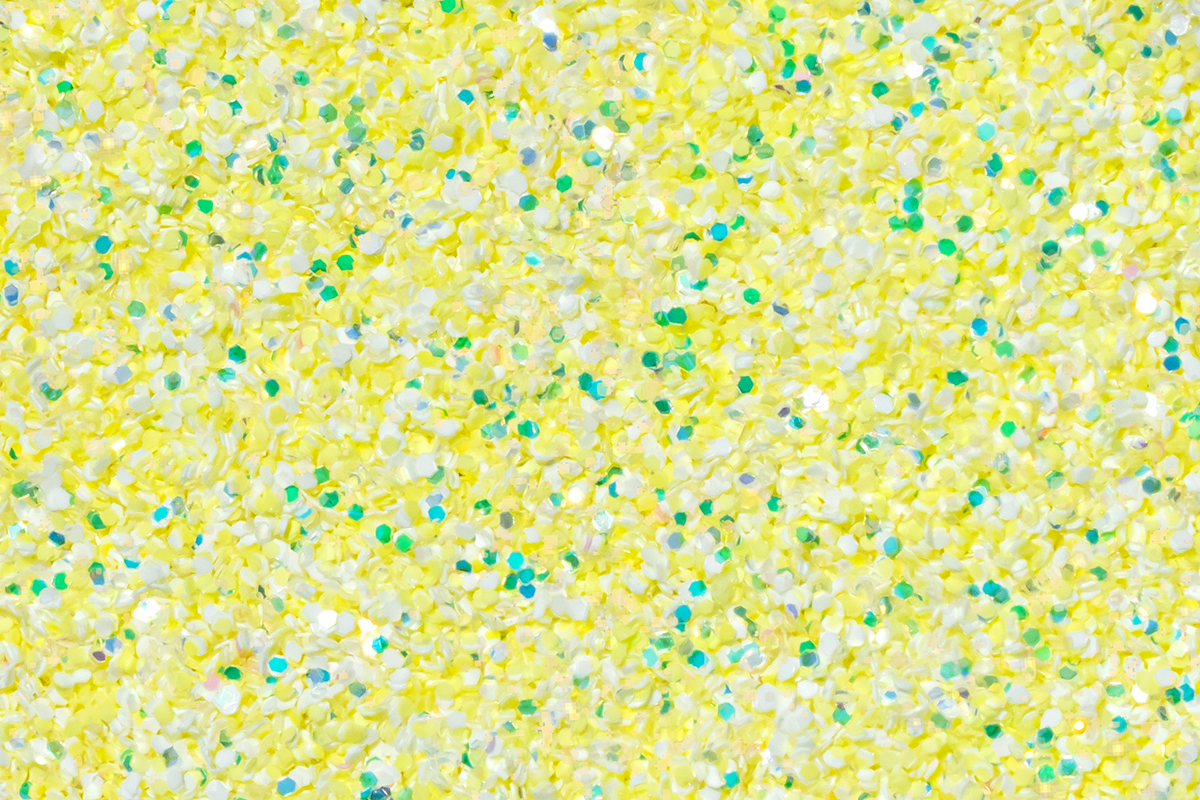 Jolifin LAVENI Sugar Pastell Glitter - yellow