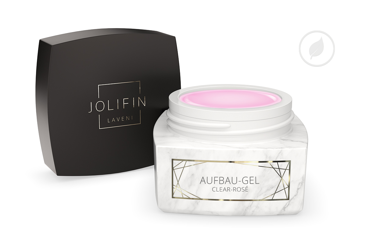 Jolifin LAVENI PRO - Aufbau-Gel clear rosé 30ml