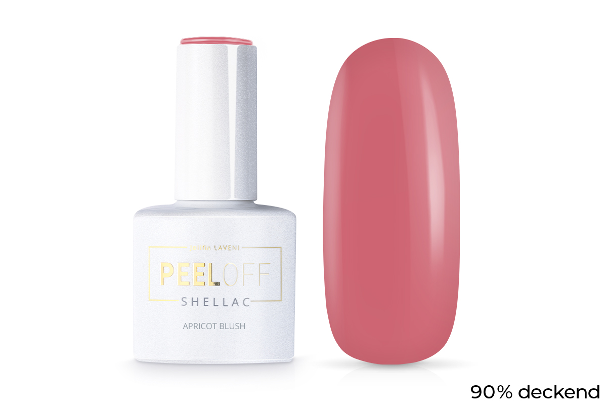 Jolifin LAVENI Shellac PeelOff - apricot blush 10ml