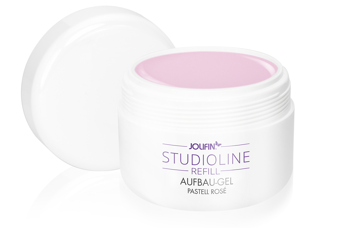 Jolifin Studioline Refill - Aufbau-Gel pastell rosé 250ml