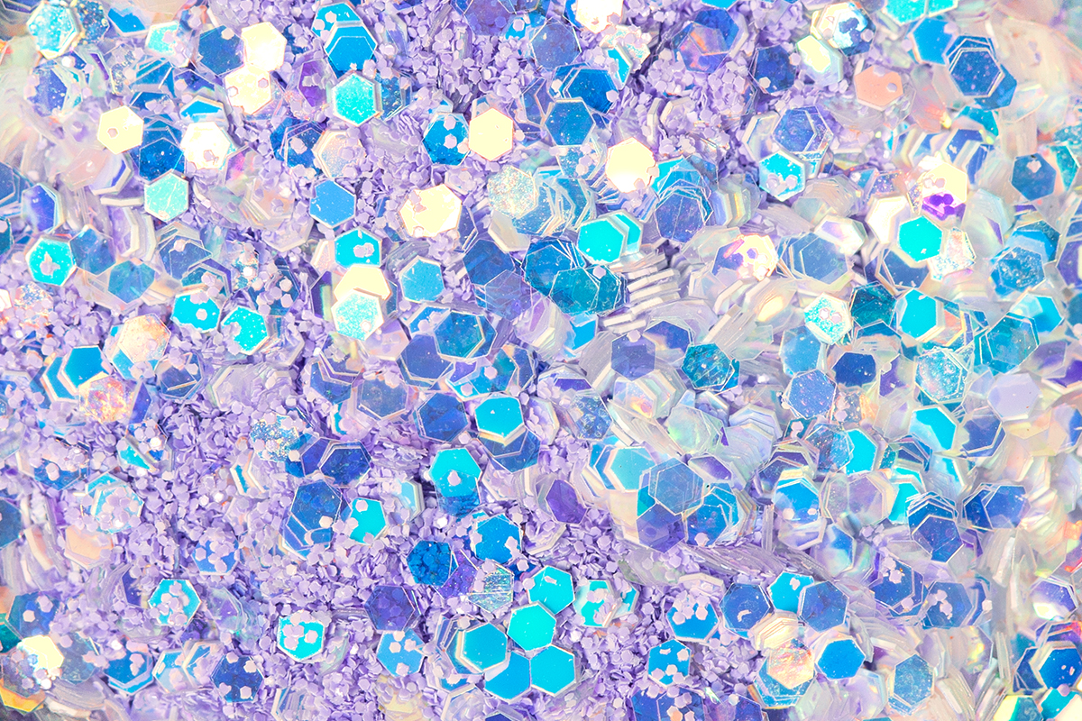 Jolifin LAVENI Mermaid Pastel Glitter - lavender