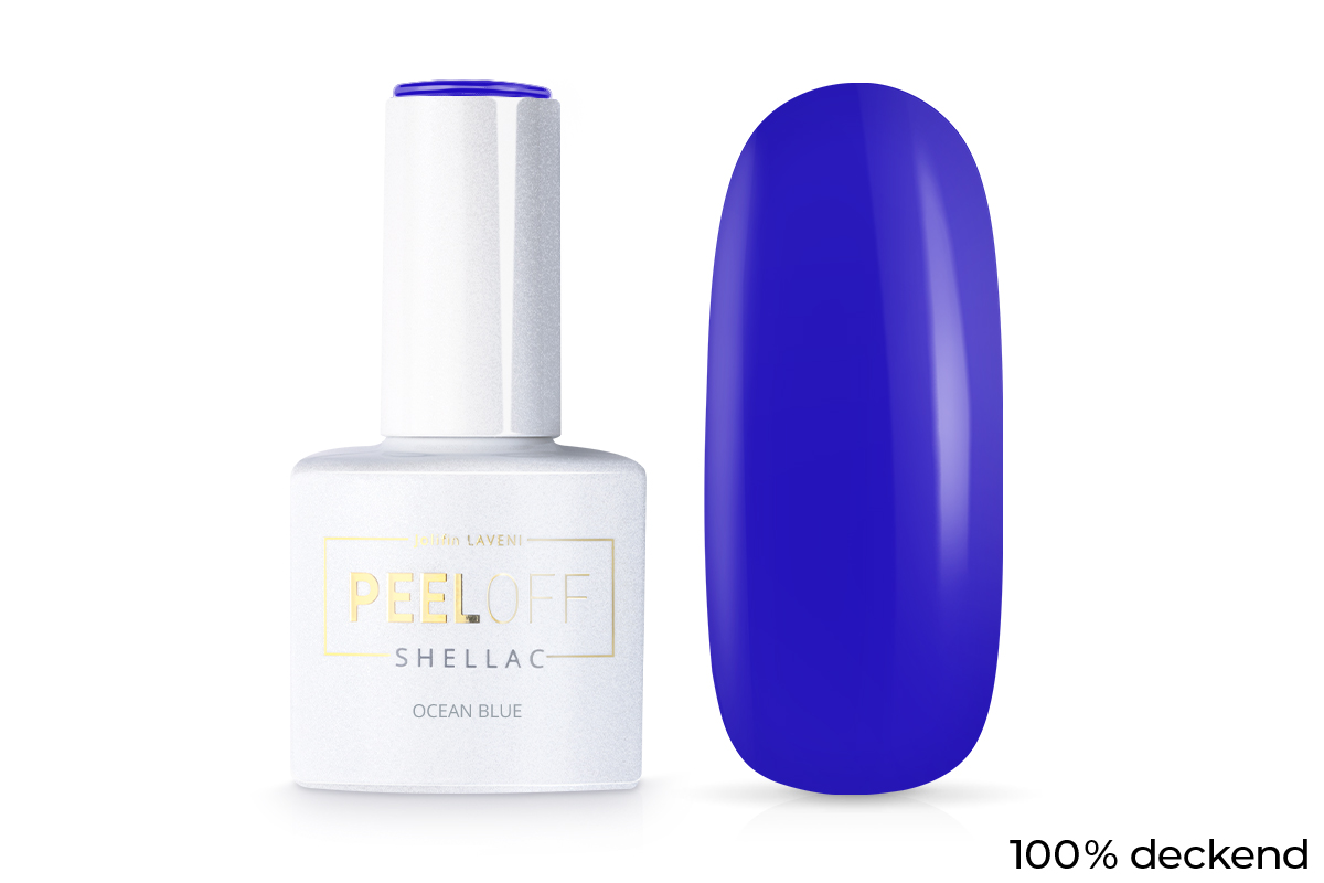 Jolifin LAVENI Shellac PeelOff - ocean blue 10ml
