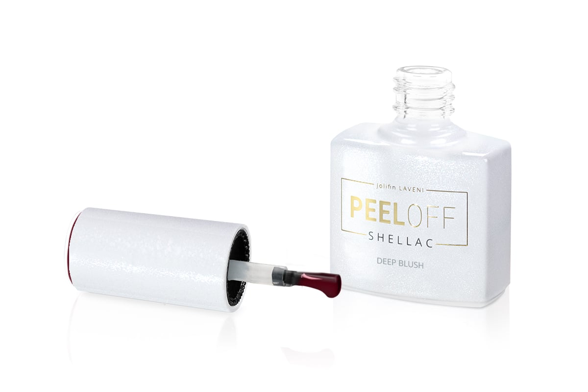 Jolifin LAVENI Shellac PeelOff - deep blush 10ml