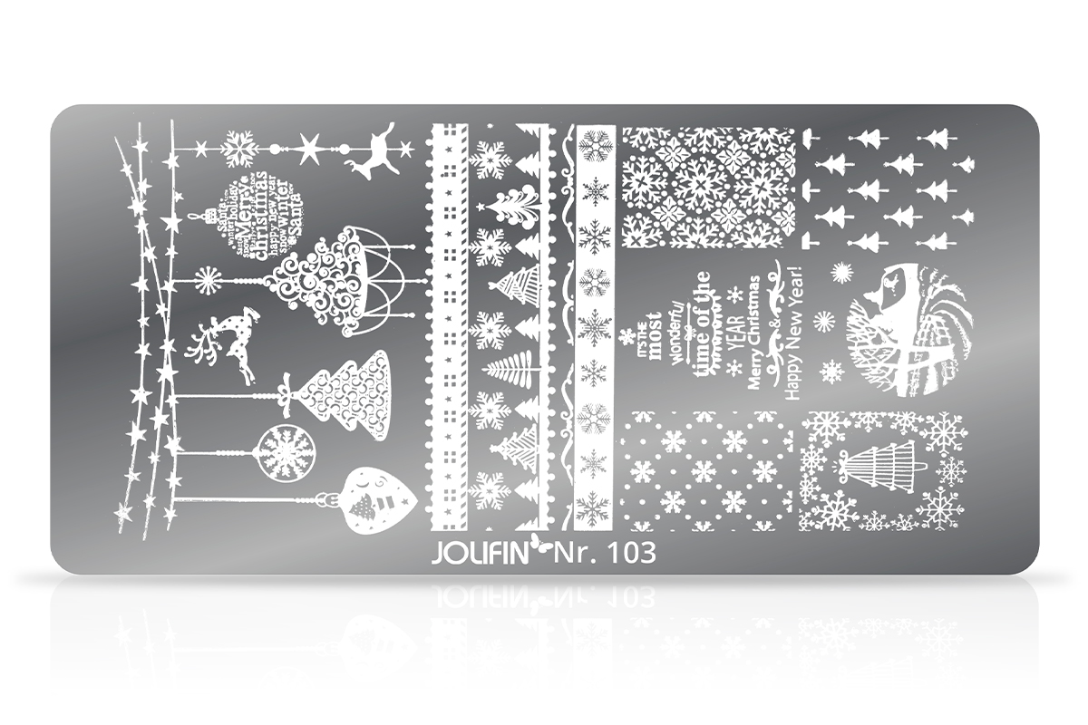 Jolifin Stamping-Schablone Nr. 103