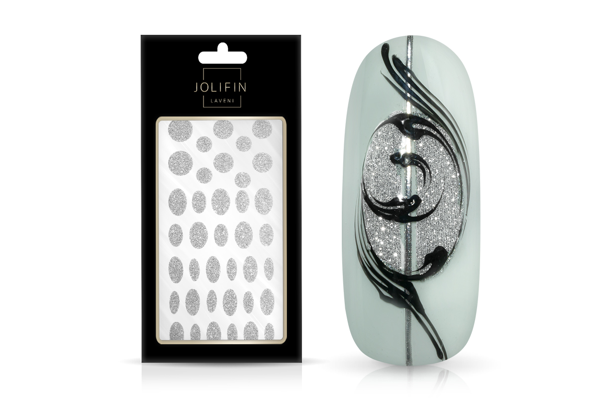 Jolifin LAVENI XL Sticker FlashOn - silver Nr. 3