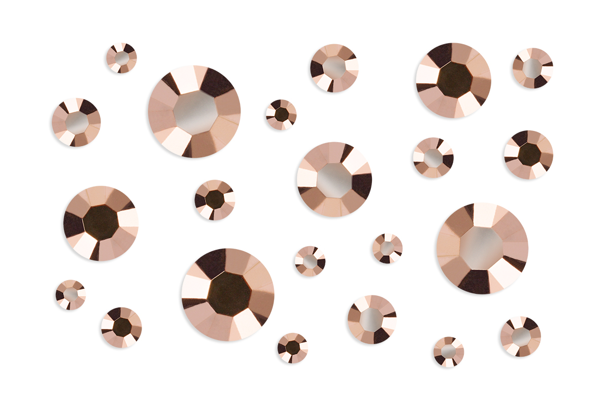 Jolifin Strass-Display rosé-gold