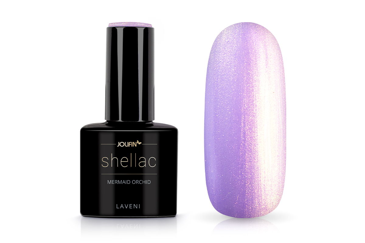 Jolifin LAVENI Shellac - mermaid orchid 10ml