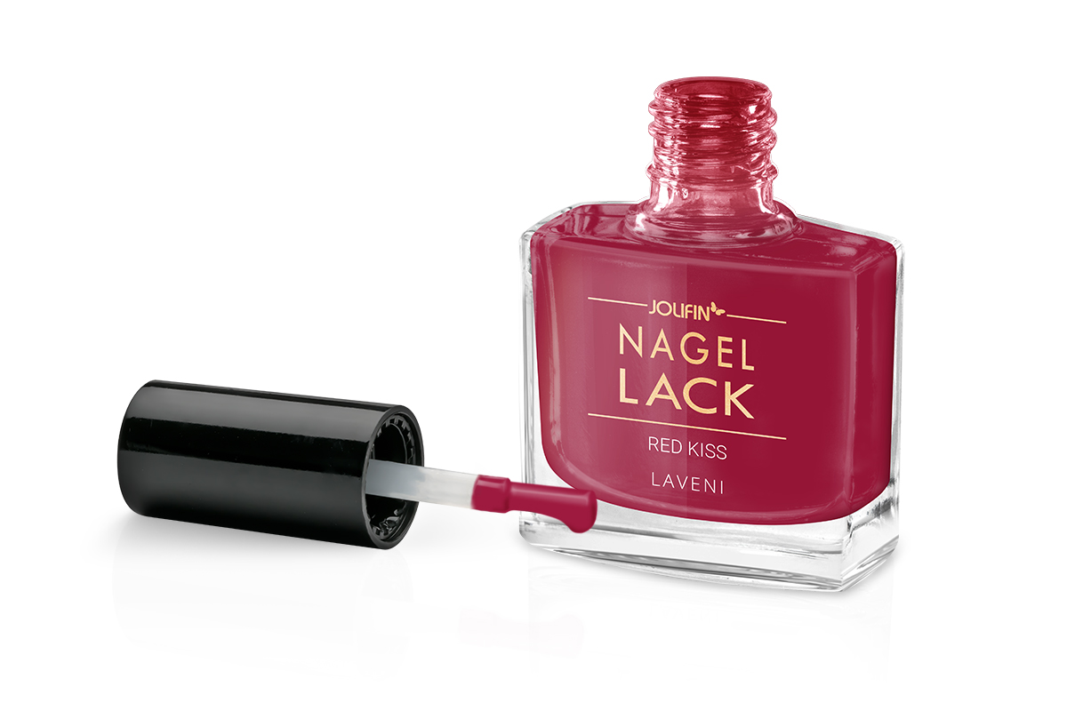 Jolifin LAVENI Nagellack - red kiss 9ml