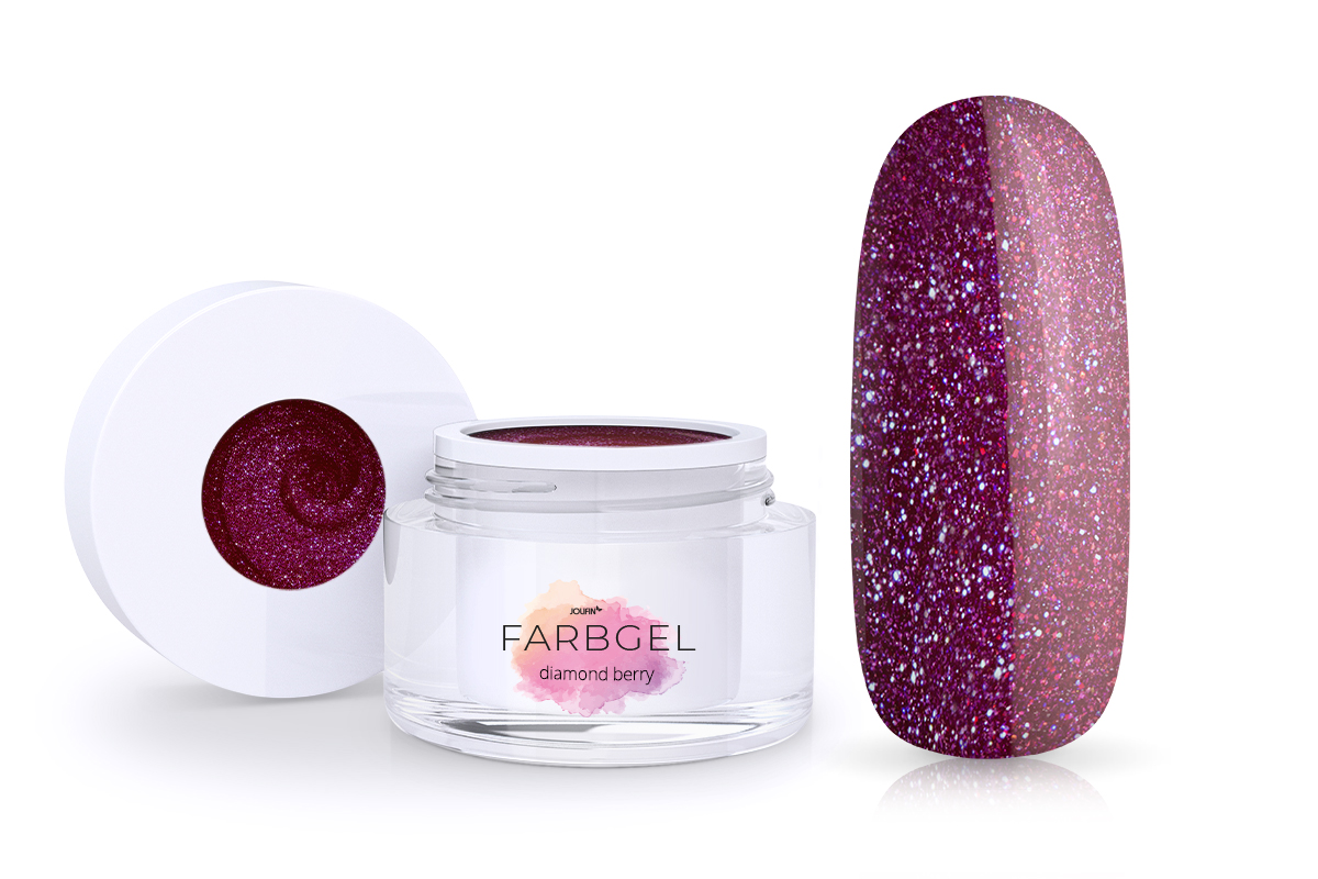 Jolifin colour gel diamond berry 5ml