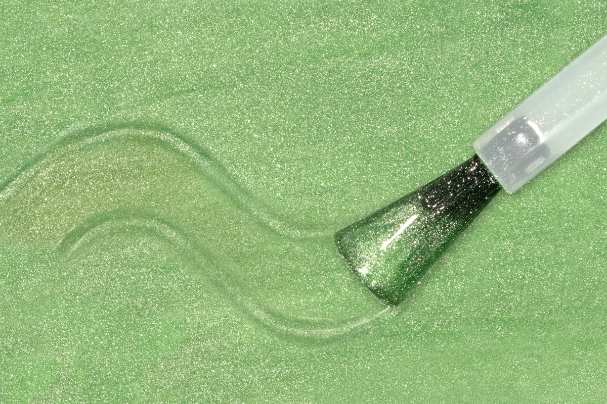 Jolifin LAVENI 3in1 Shellac - Cat-Eye Nightshine green 10ml