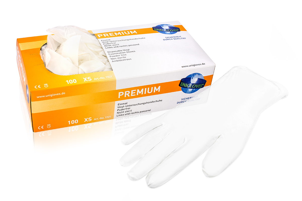 Vinylhandschuhe Premium Gr. XS