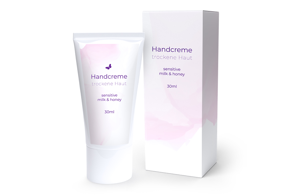 Jolifin Handcreme trockene Haut - sensitive milk & honey 30ml