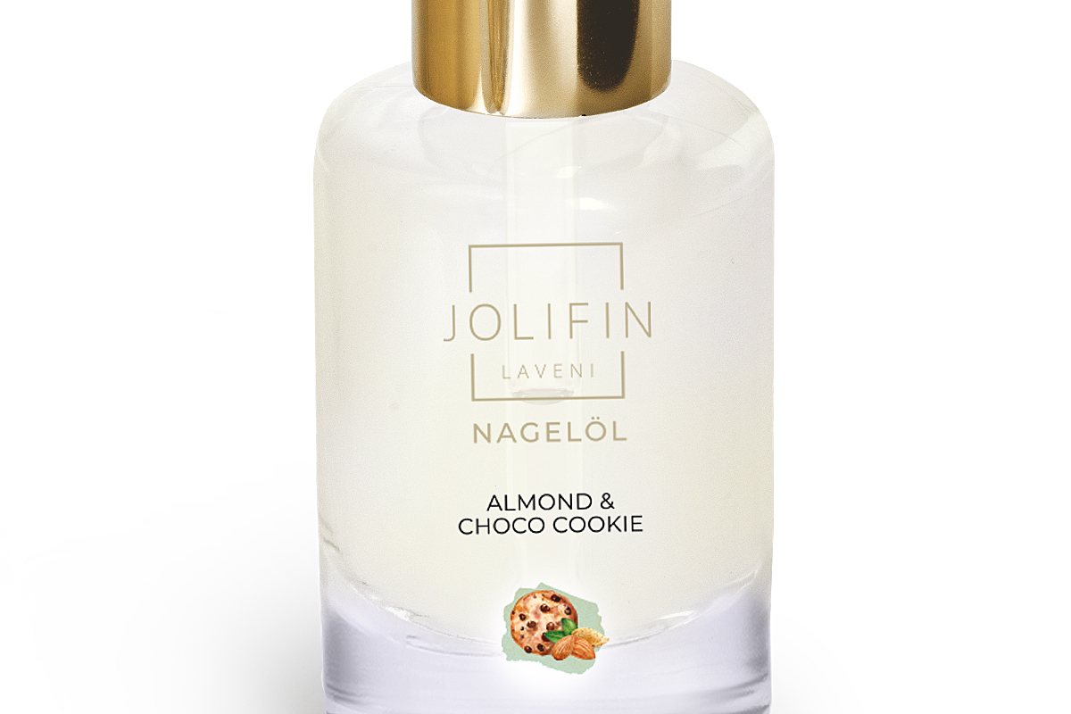 Jolifin LAVENI Nagelöl - Almond & Choco Cookie 10ml