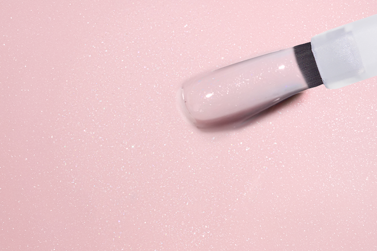 Jolifin LAVENI Shellac - elegance rosy Glimmer 10ml