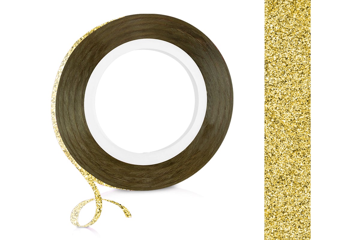 Jolifin Glitter Pinstripes gold 1mm