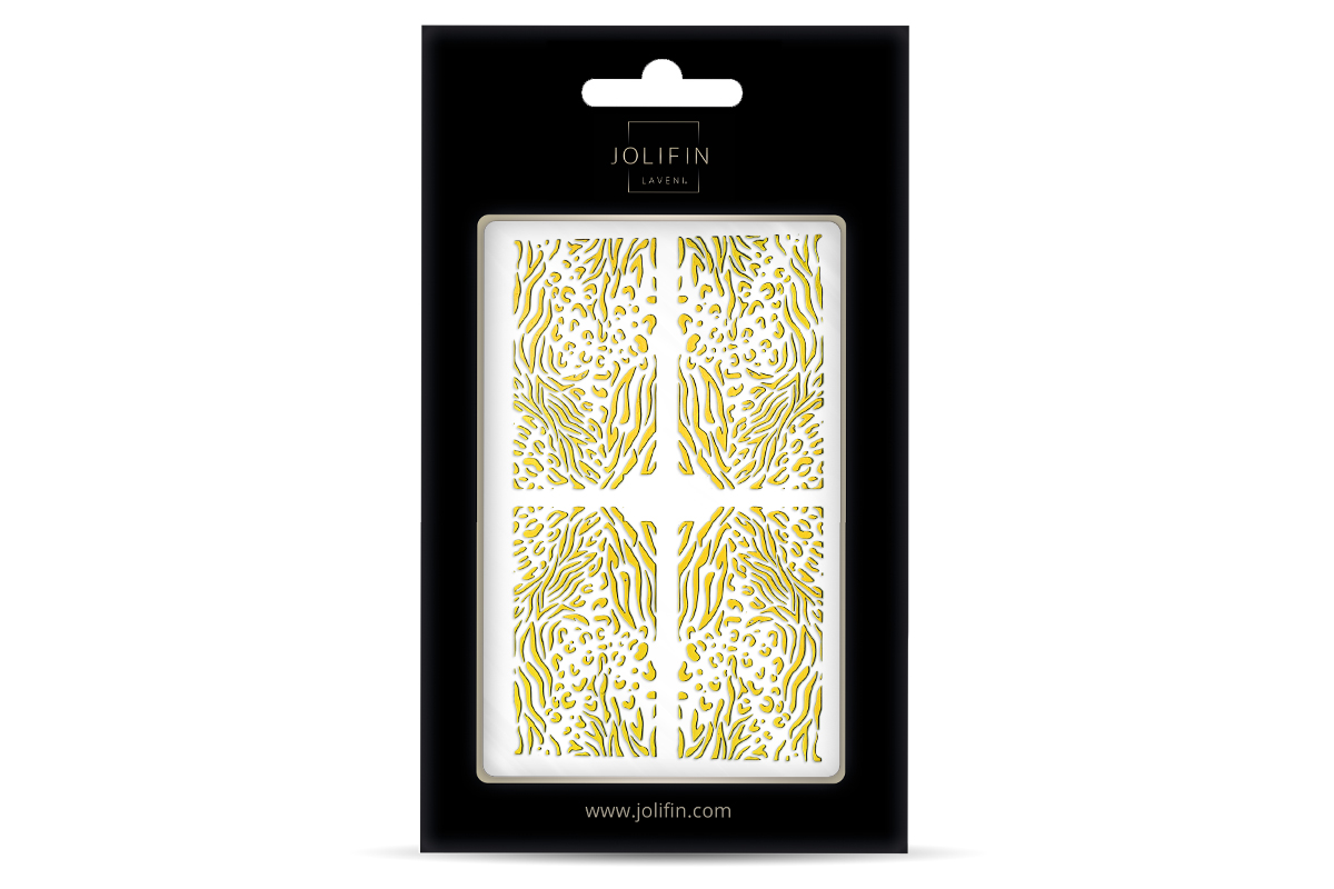 Jolifin LAVENI XL Sticker - Animalprint Gold Nr. 3