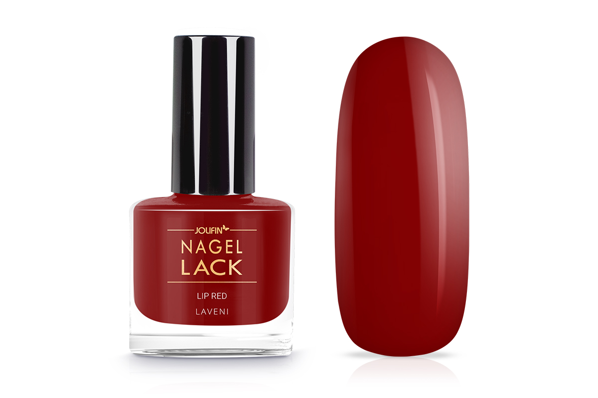 Jolifin LAVENI Nagellack - lip red 9ml