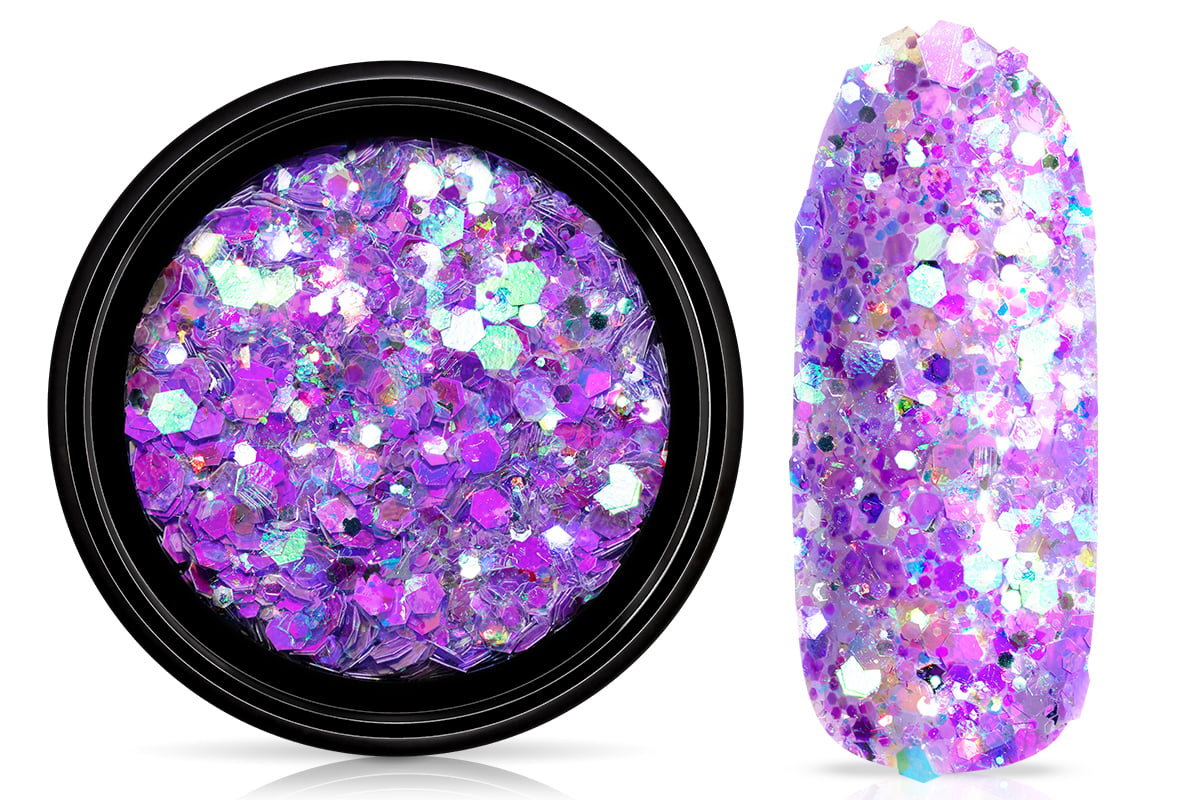 Jolifin LAVENI Festival Glitter - violet blossom