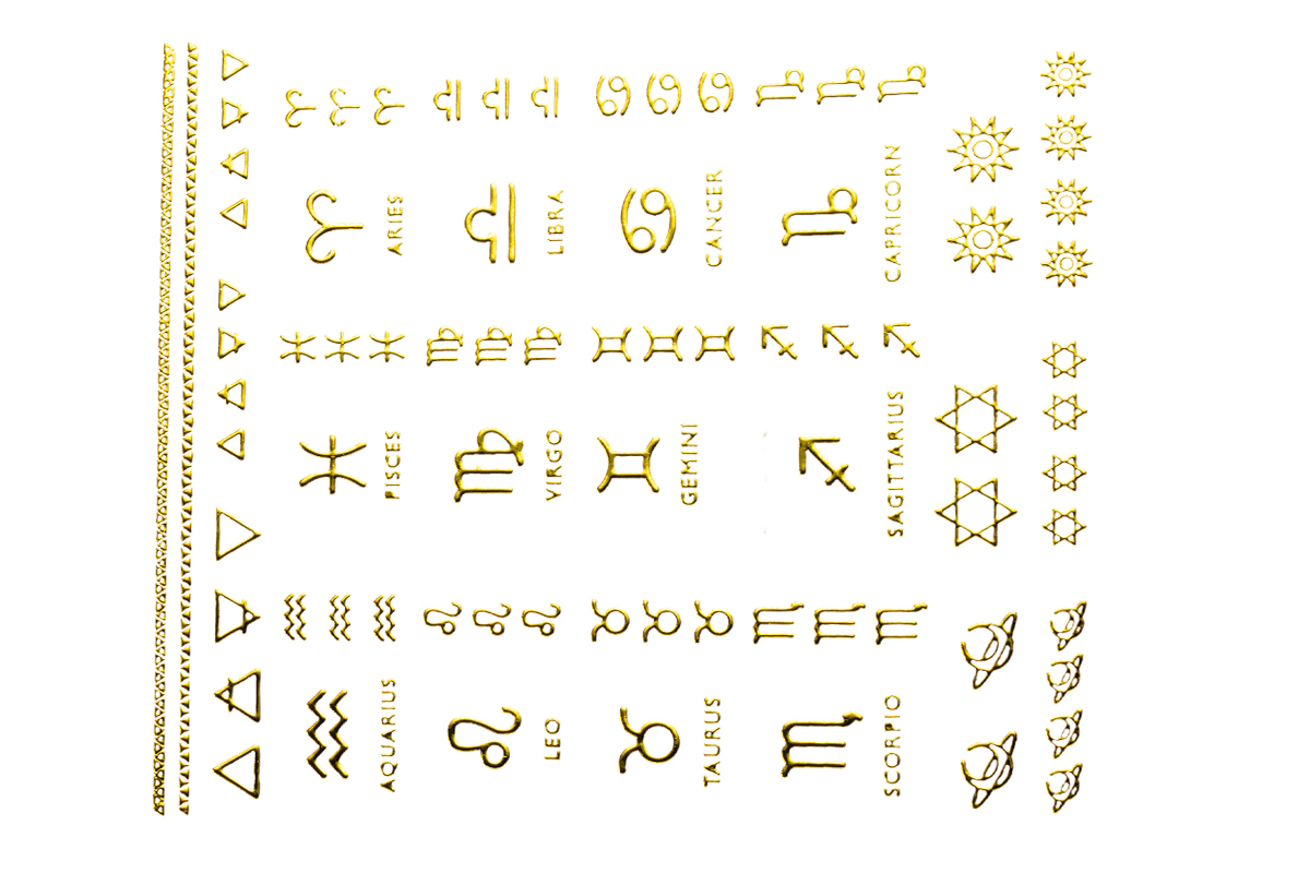 Jolifin LAVENI XL Sticker - Gold 64