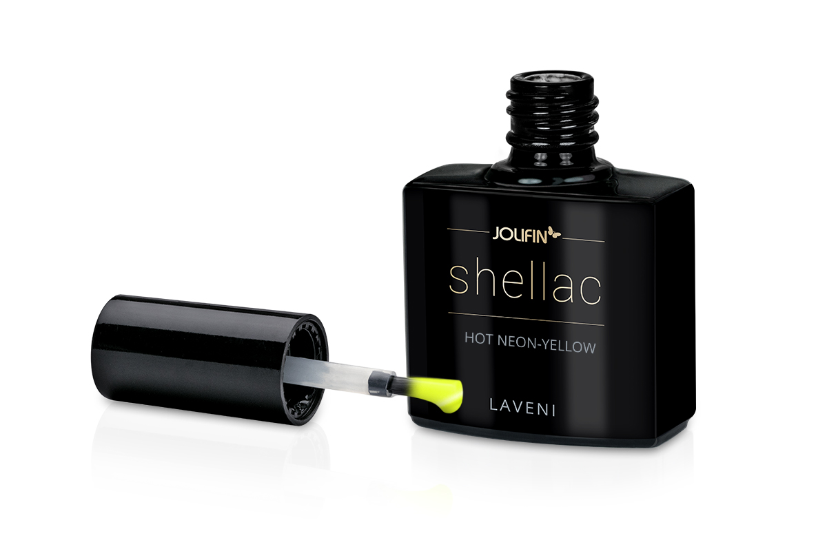 Jolifin LAVENI Shellac - hot neon-yellow 10ml