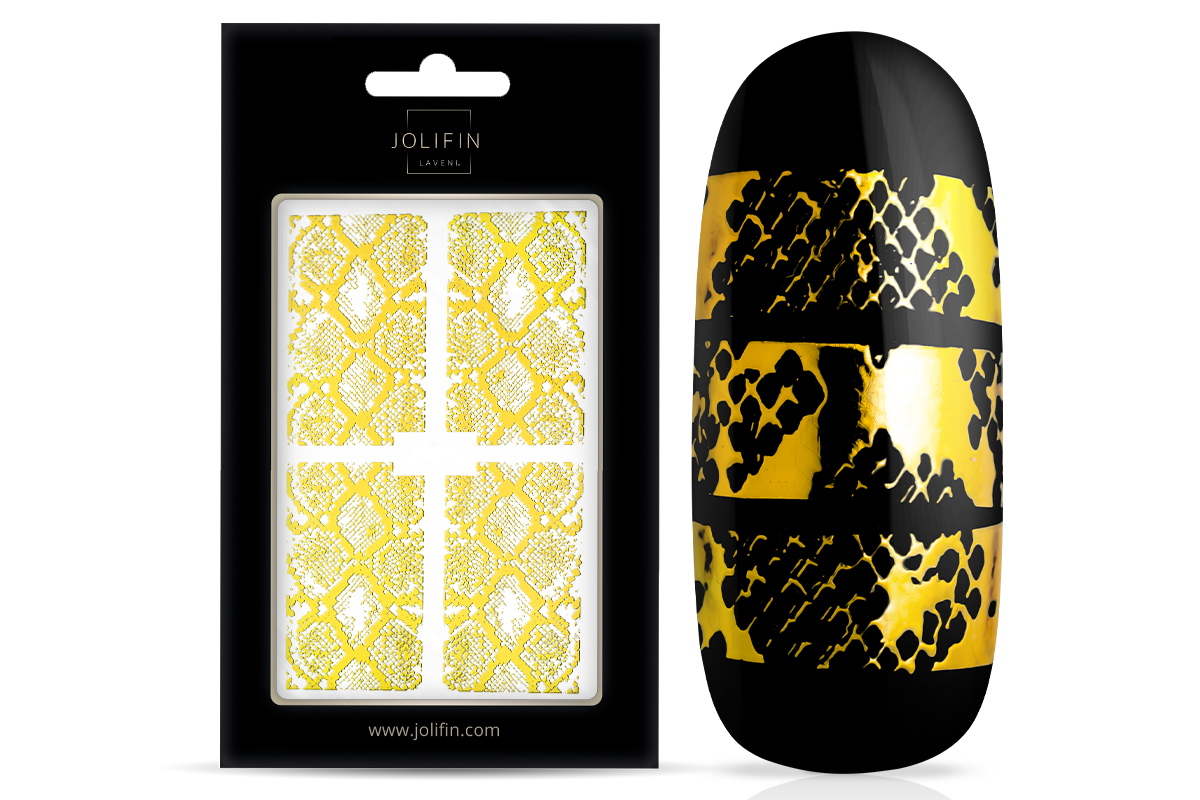 Jolifin LAVENI XL Sticker - Animalprint Gold Nr. 2