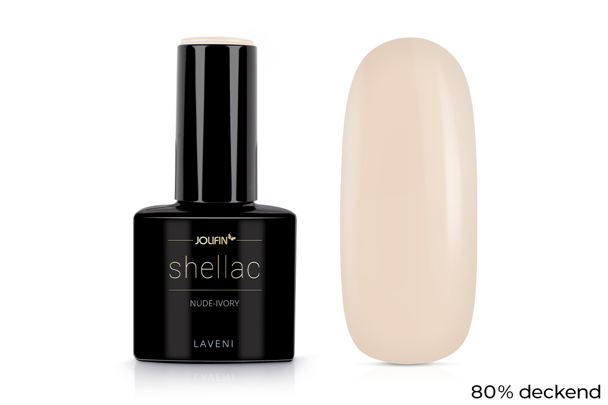 Jolifin LAVENI Shellac - nude-ivory 10ml