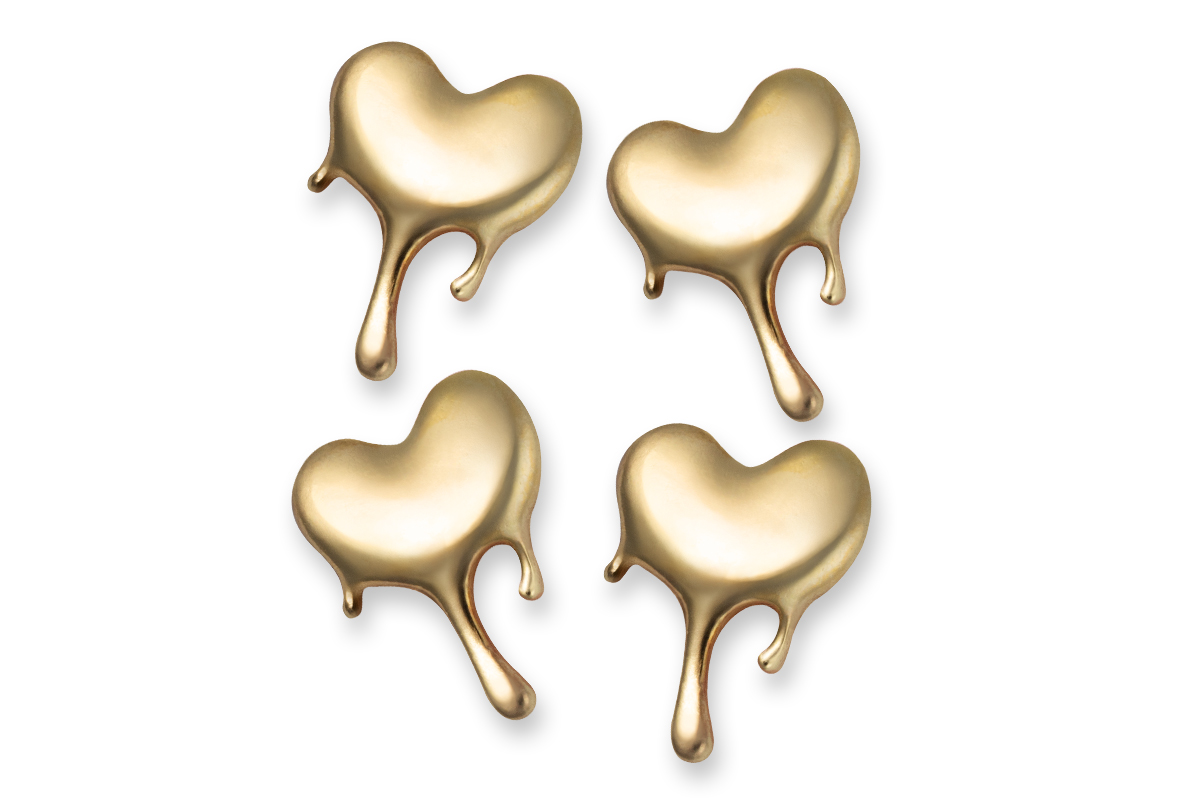 Jolifin Overlay - melting heart gold
