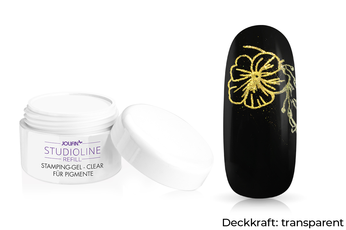 Jolifin Stamping-Gel - clear für Pigmente 5ml