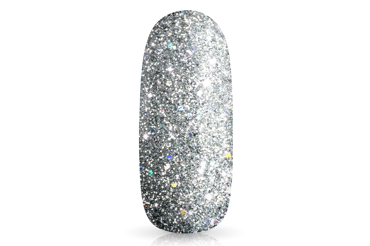 Jolifin LAVENI Shellac - silver Glitter 10ml