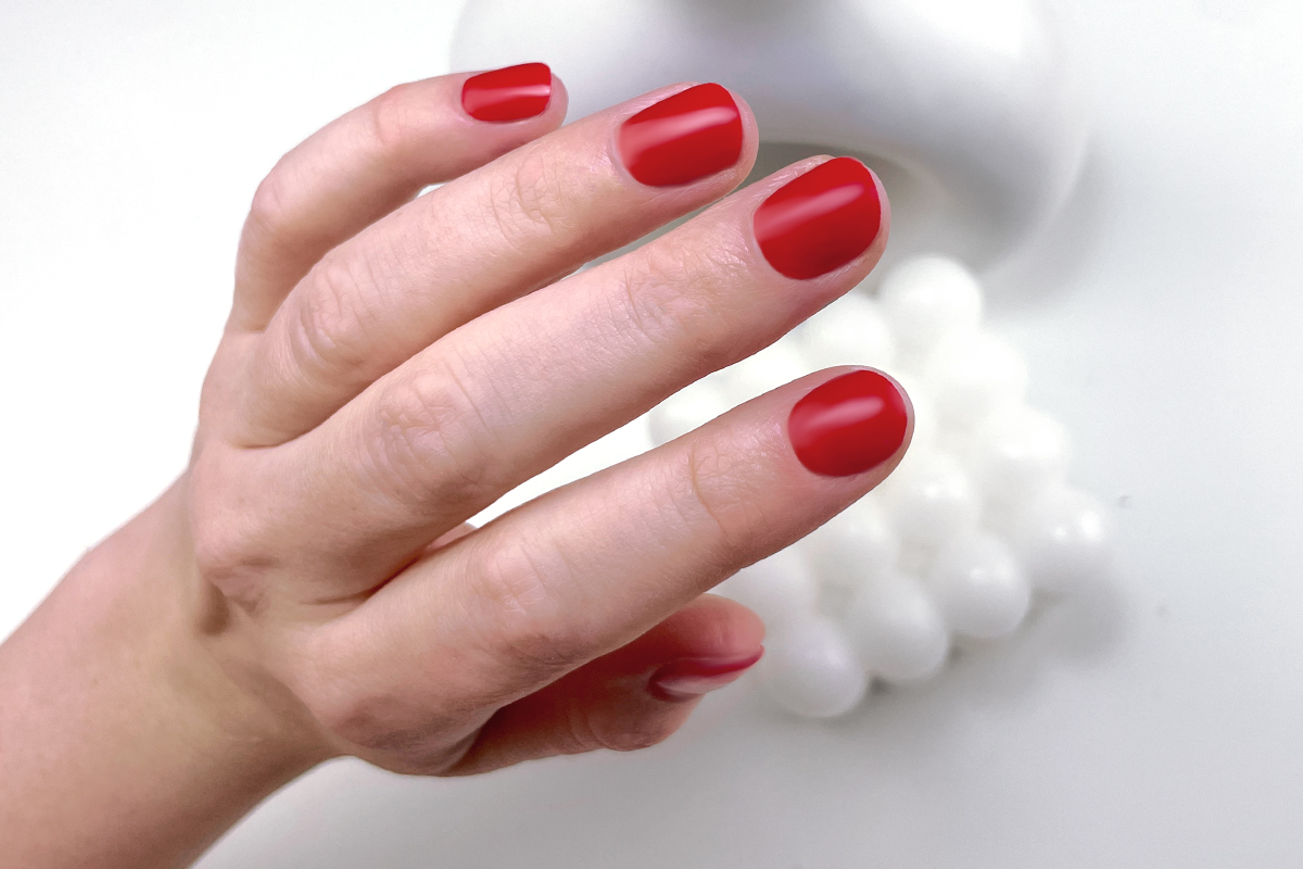 Jolifin LAVENI UV Gel-Wraps - red