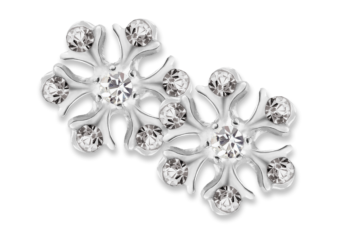 Jolifin Overlay Schneeflocke silber