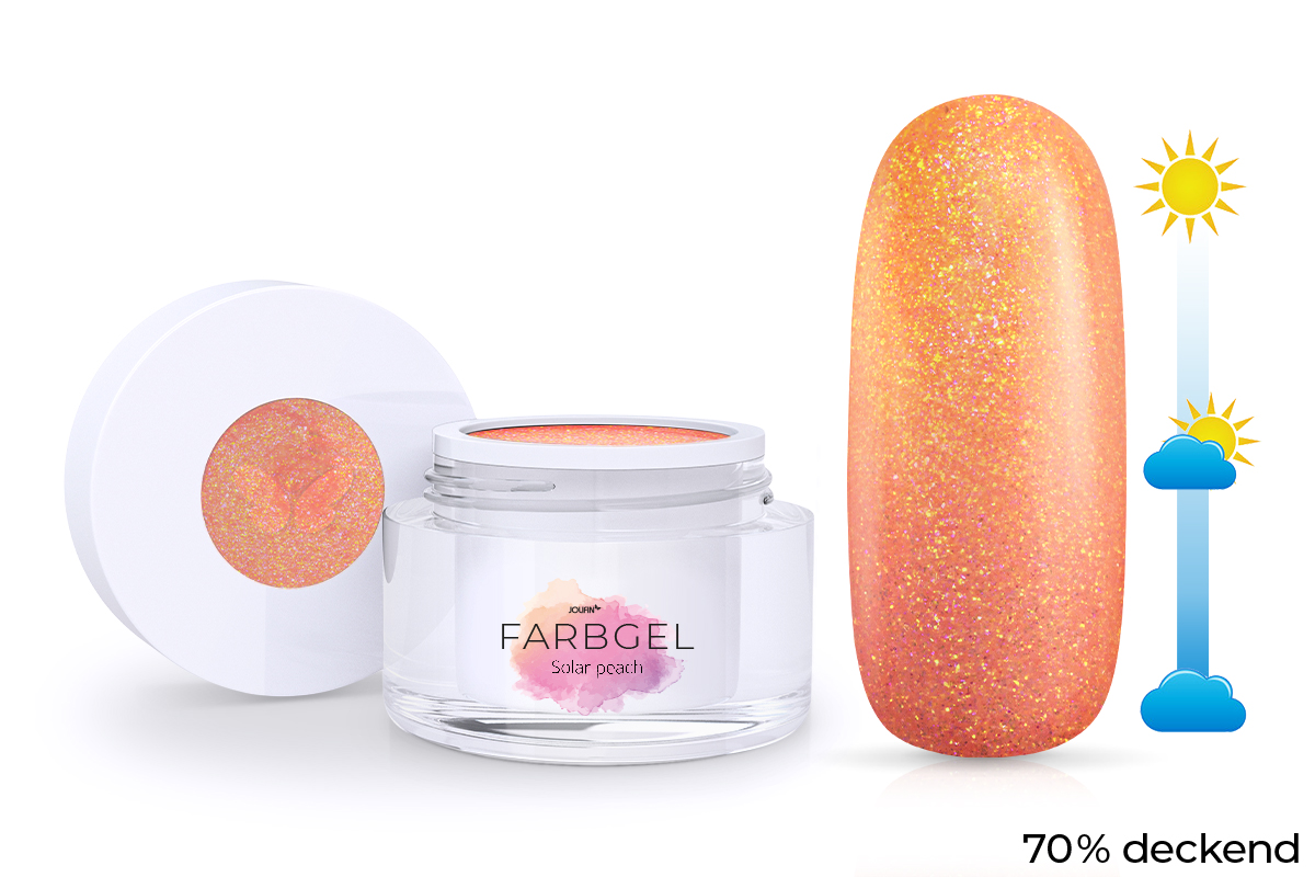 Jolifin Solar colour gel peach 5ml