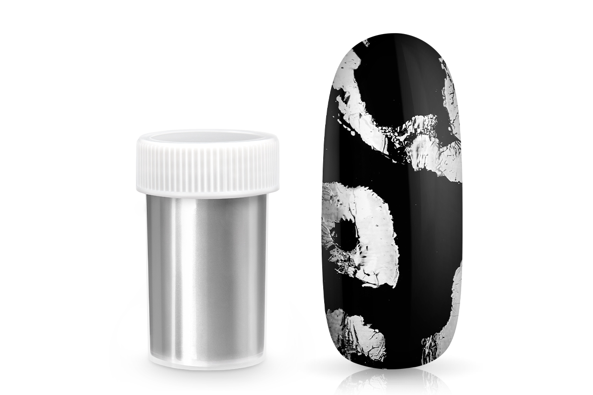 Jolifin Transfer Nagelfolie XL - Chrome silver