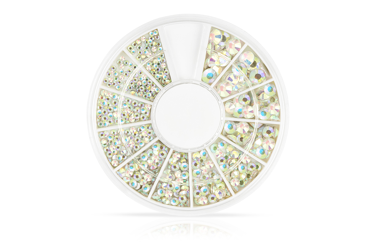 Jolifin Strass-Display - silber irisierend