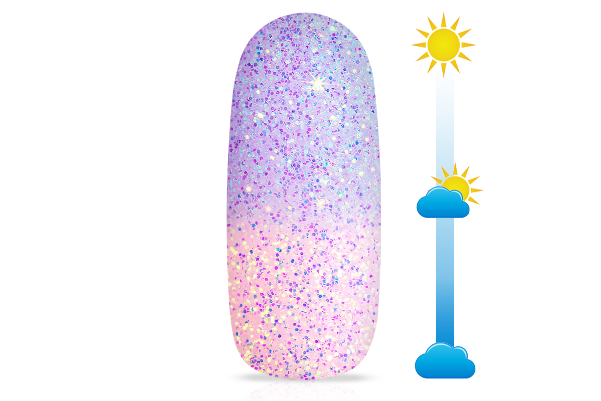 Jolifin LAVENI Solar Glitterpuder - rosy-lilac