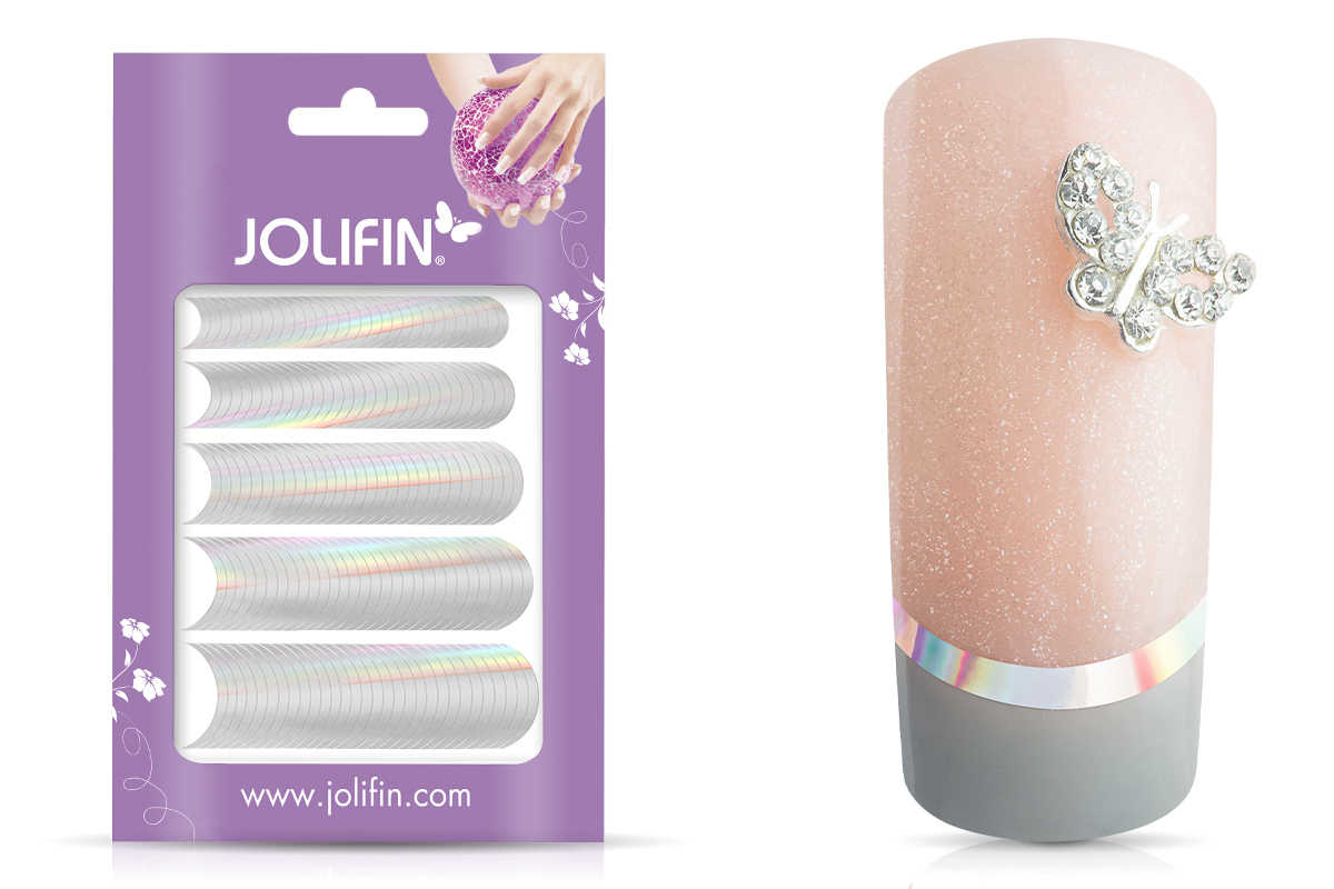 Jolifin Chrome natural French Sticker silber