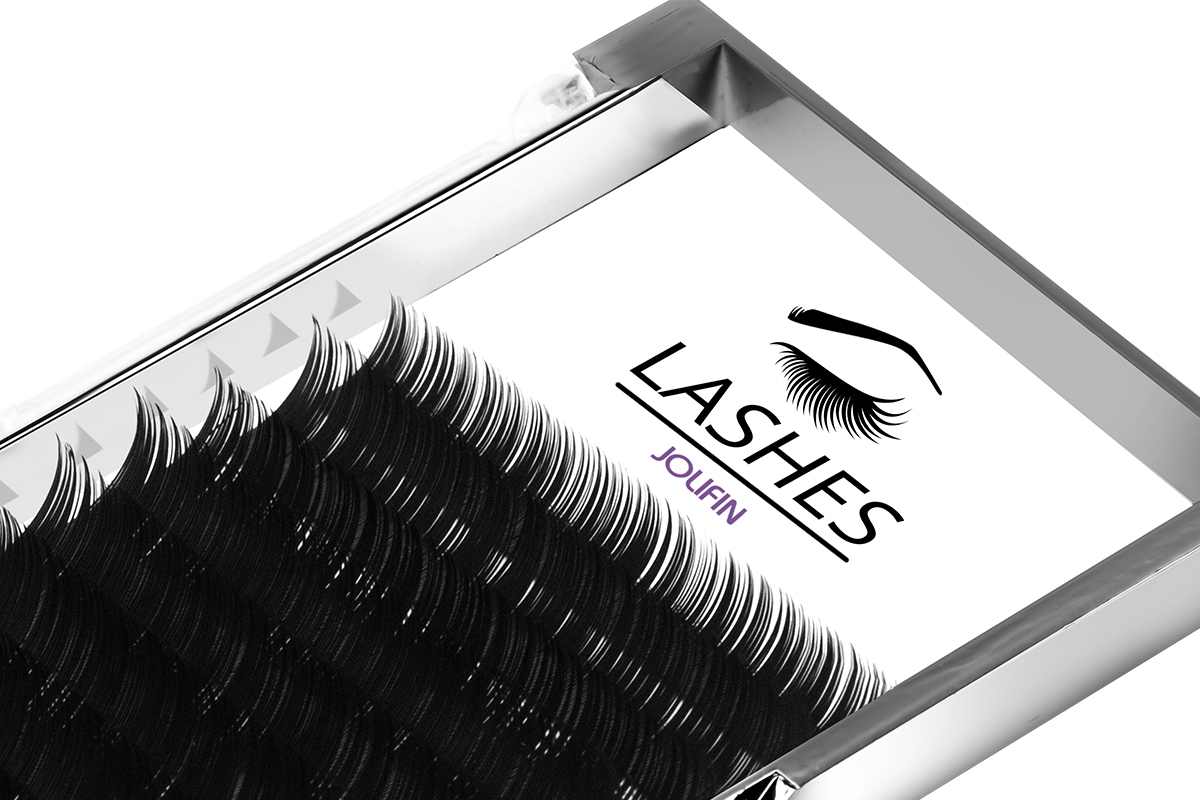 Jolifin Lashes - Premium MixBox Flat - 1:1 C-Curl 0,15