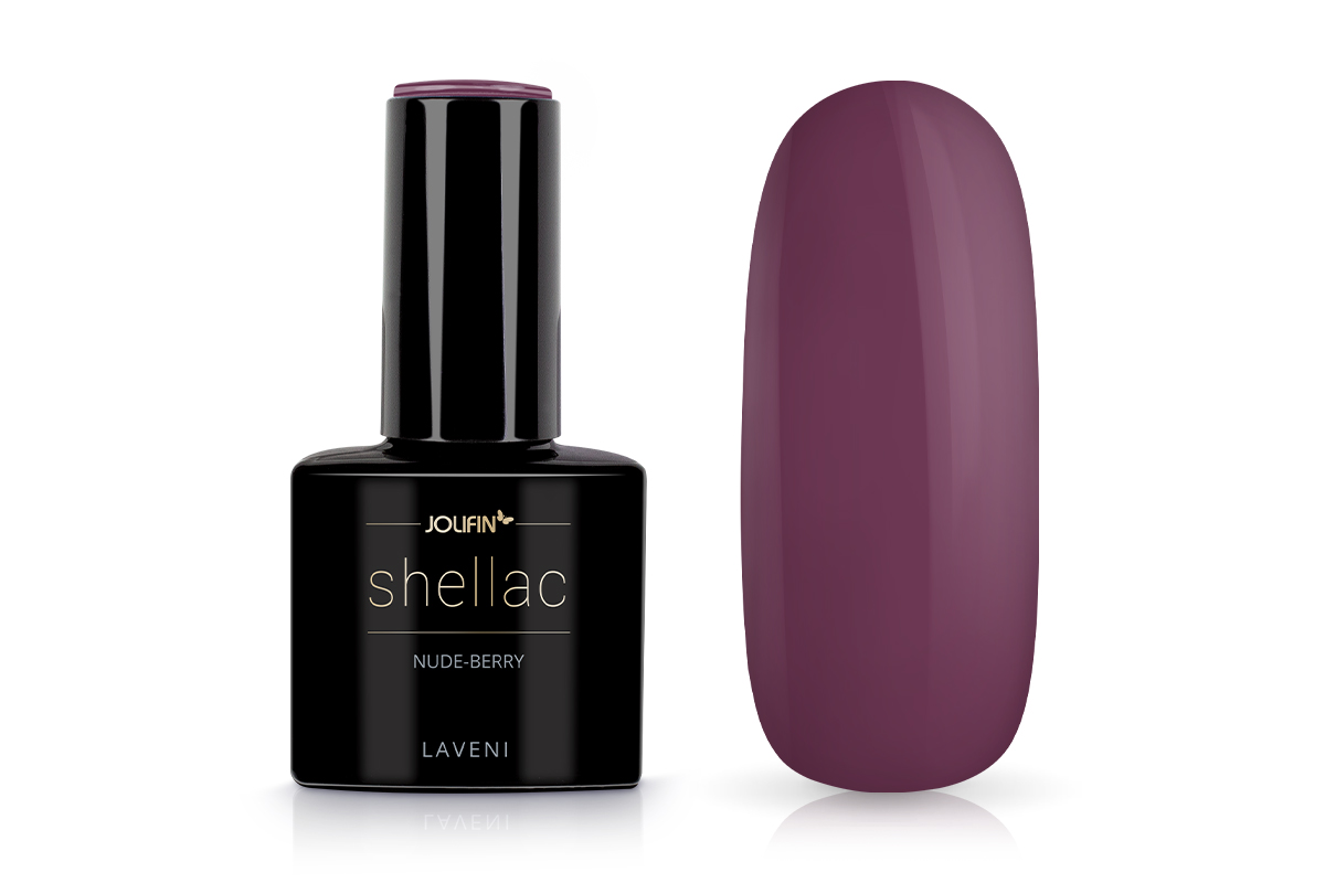 Jolifin LAVENI Shellac - nude-berry 10ml
