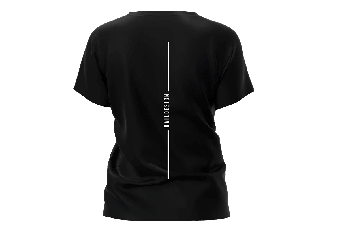 Jolifin T-Shirt V-Ausschnitt - schwarz Gr. S