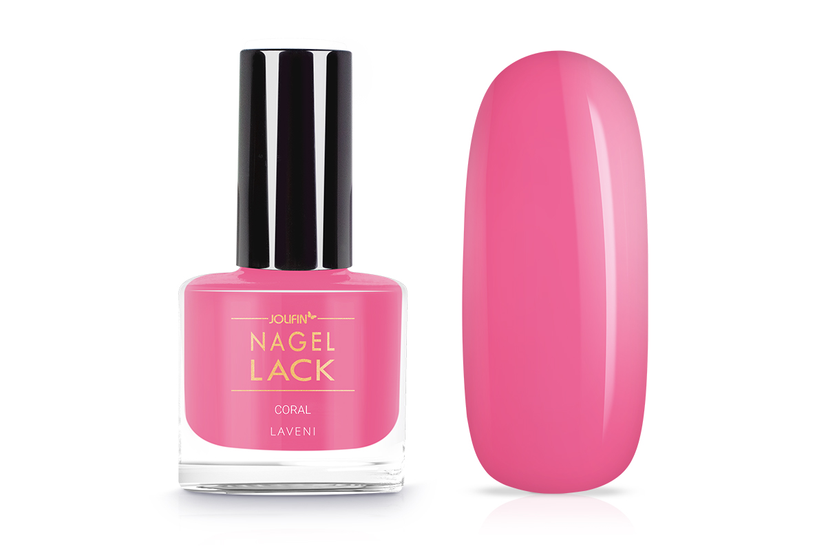 Jolifin LAVENI Nagellack - coral 9ml