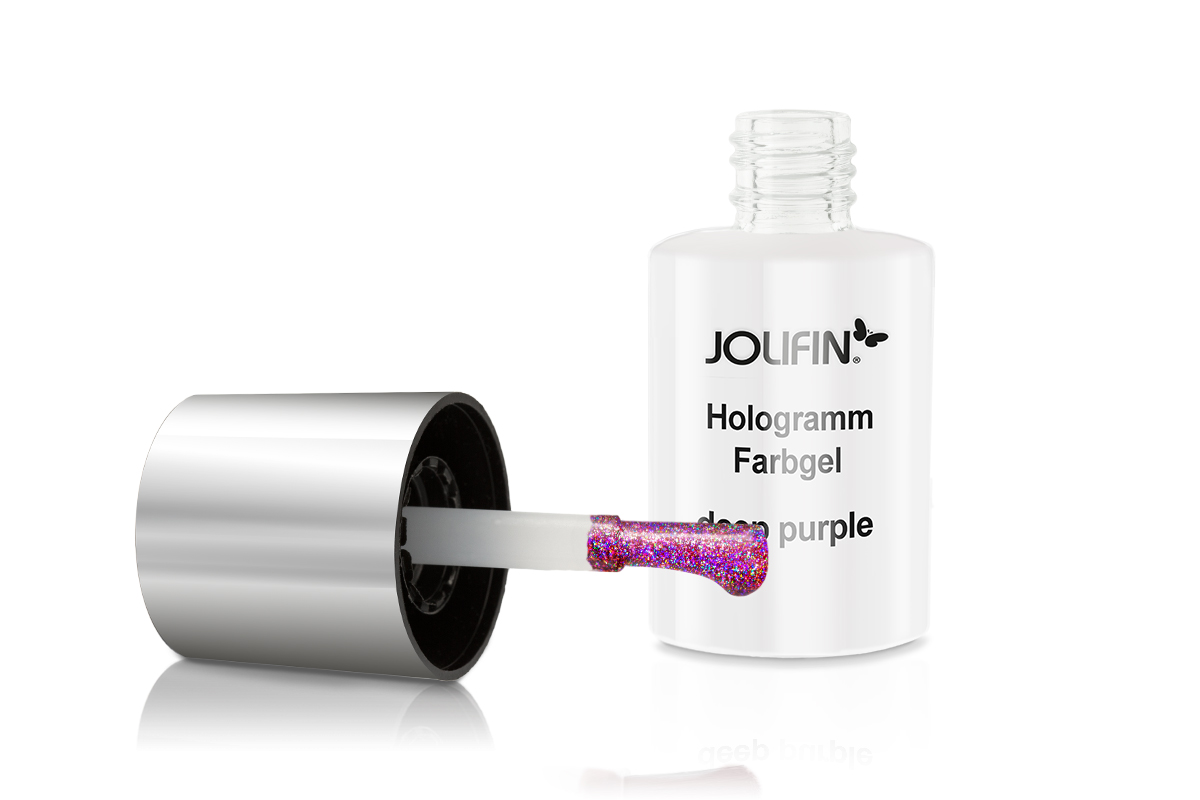 Jolifin Carbon Hologramm Quick-Farbgel deep purple 11 ml