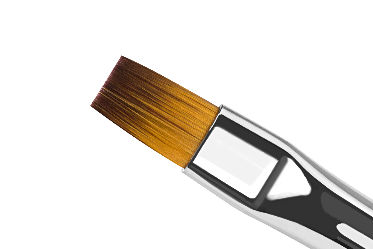 Jolifin Glitter Gel Brush straight size 6