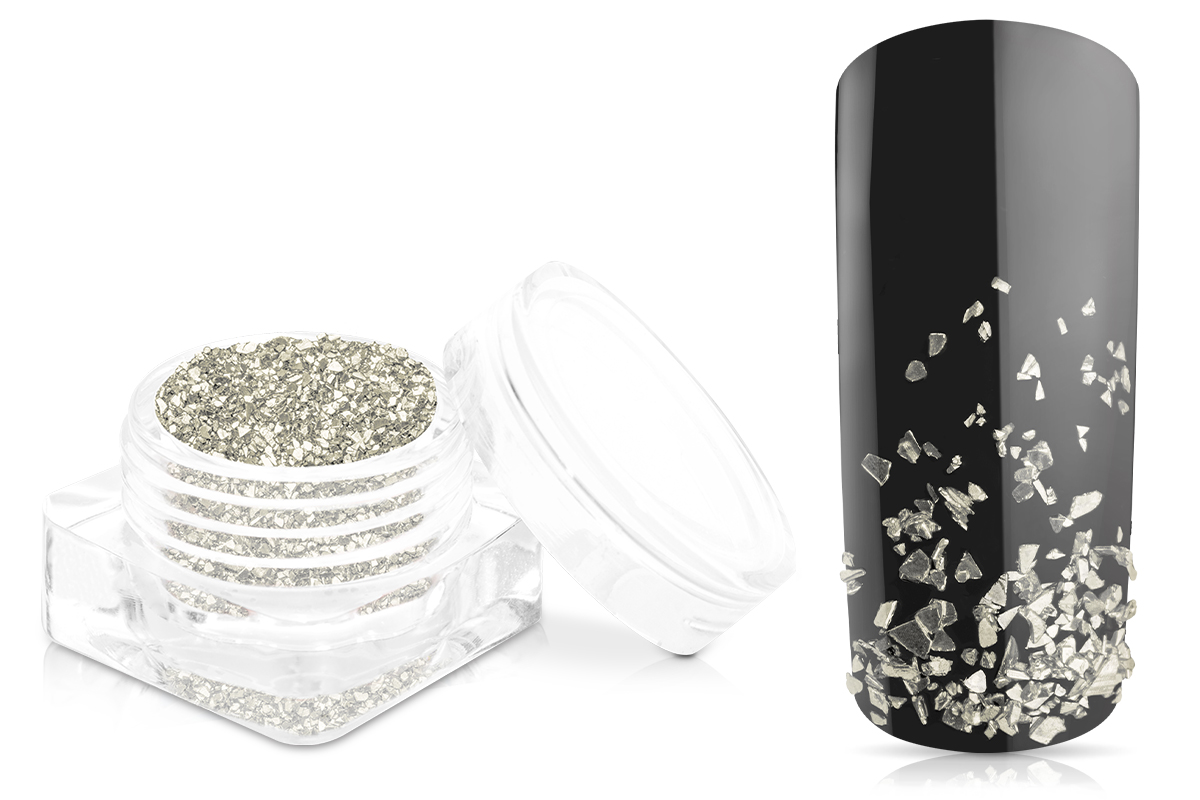 Jolifin Luxury Nailart Splitter - Silber fein