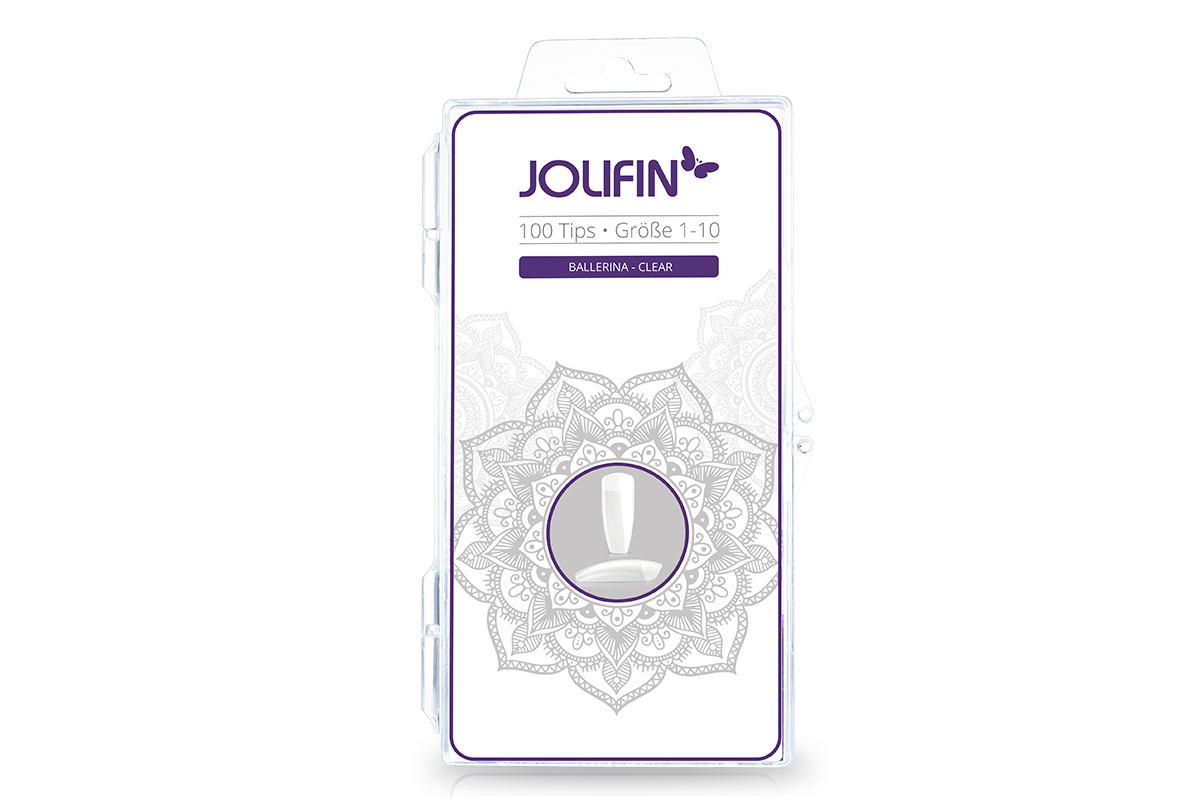 Jolifin 100er Tipbox - ballerina clear