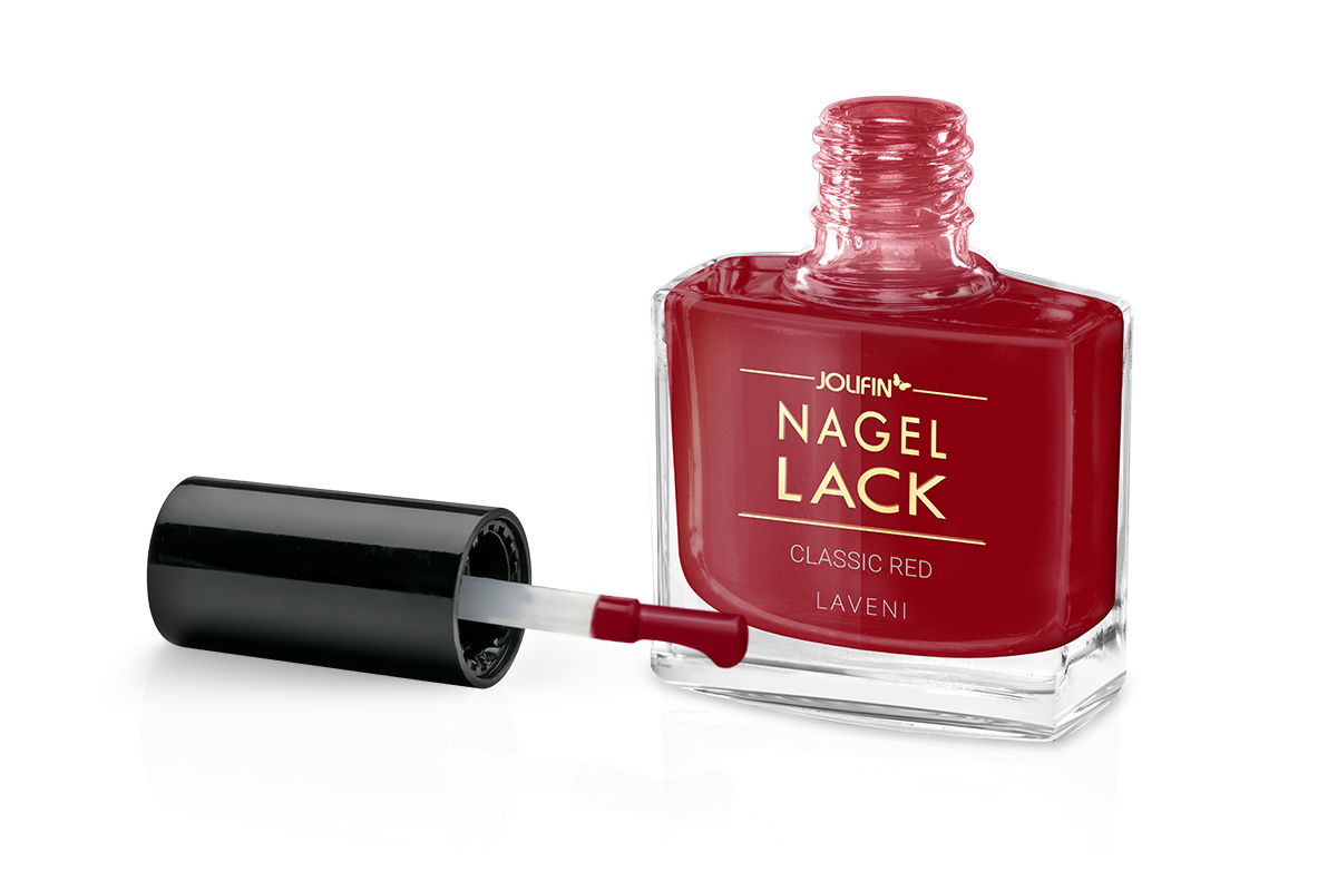 Jolifin LAVENI Nagellack - classic red 9ml