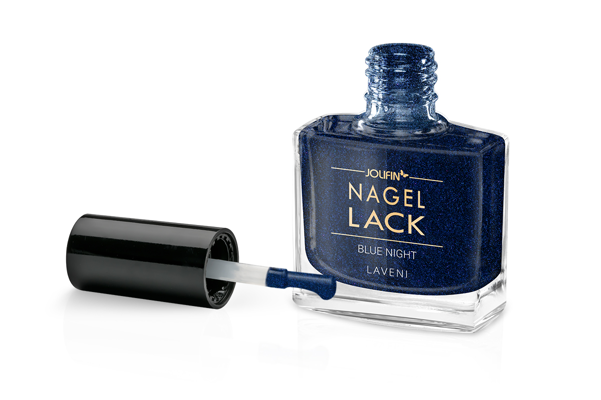 Jolifin LAVENI Nagellack - blue night 9ml