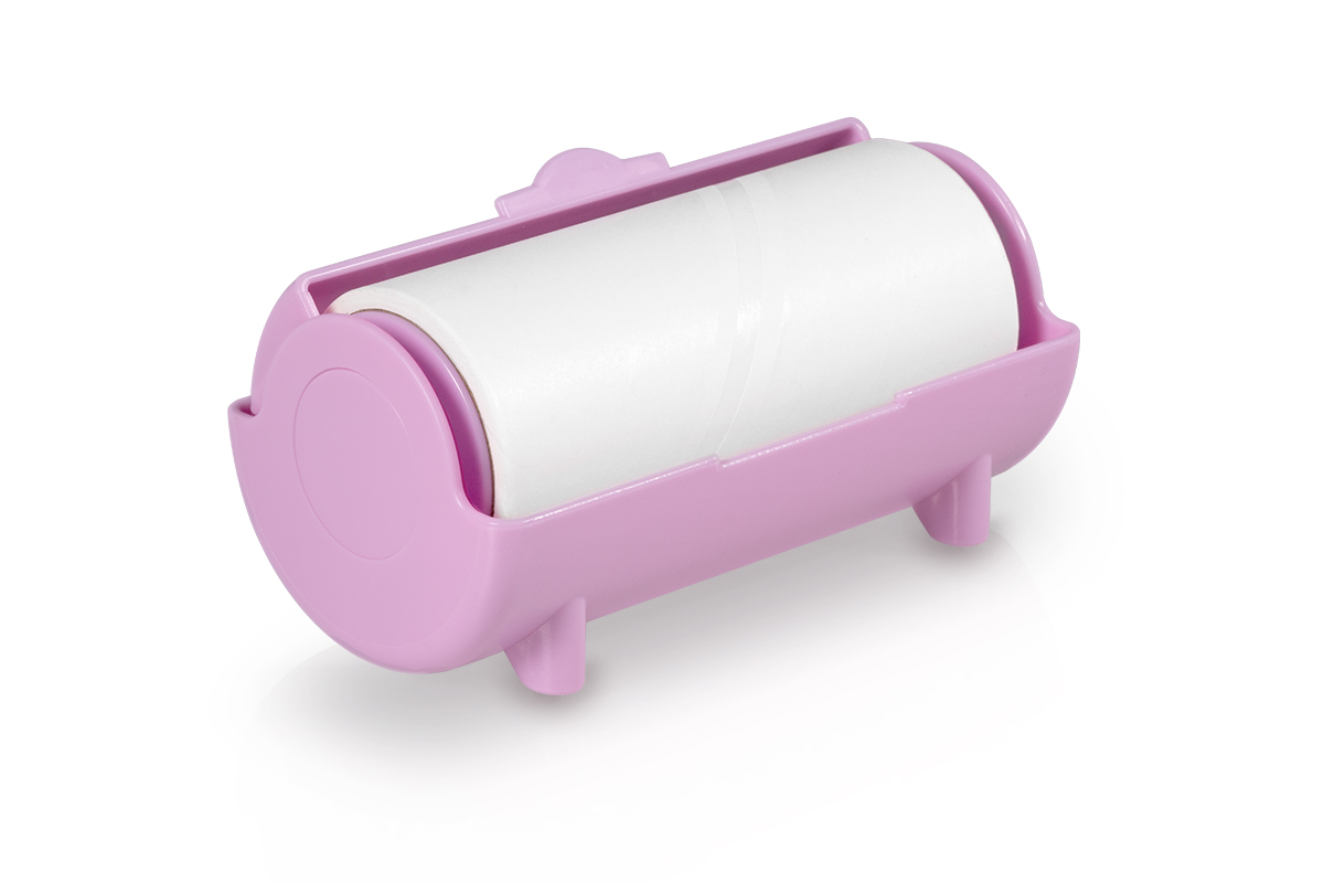 Jolifin table lint roller for stamps - pink