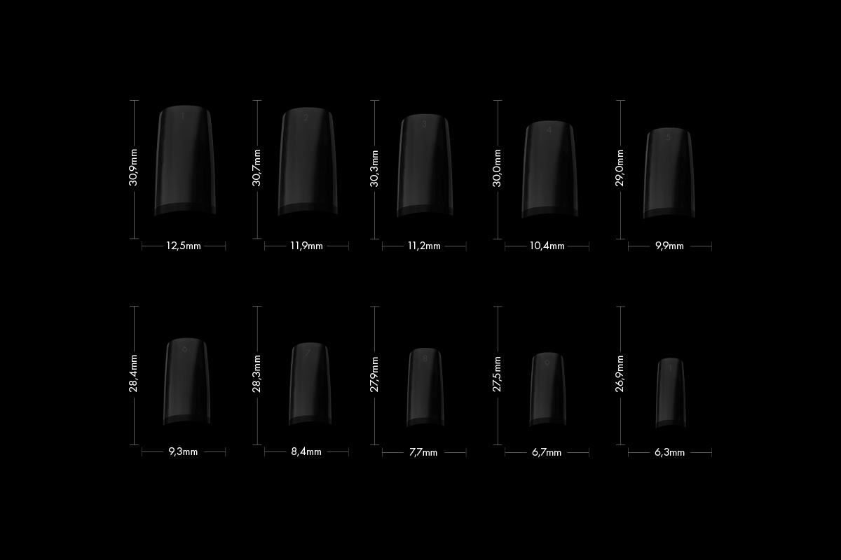 Jolifin 100er Tipbox Short Cut - clear