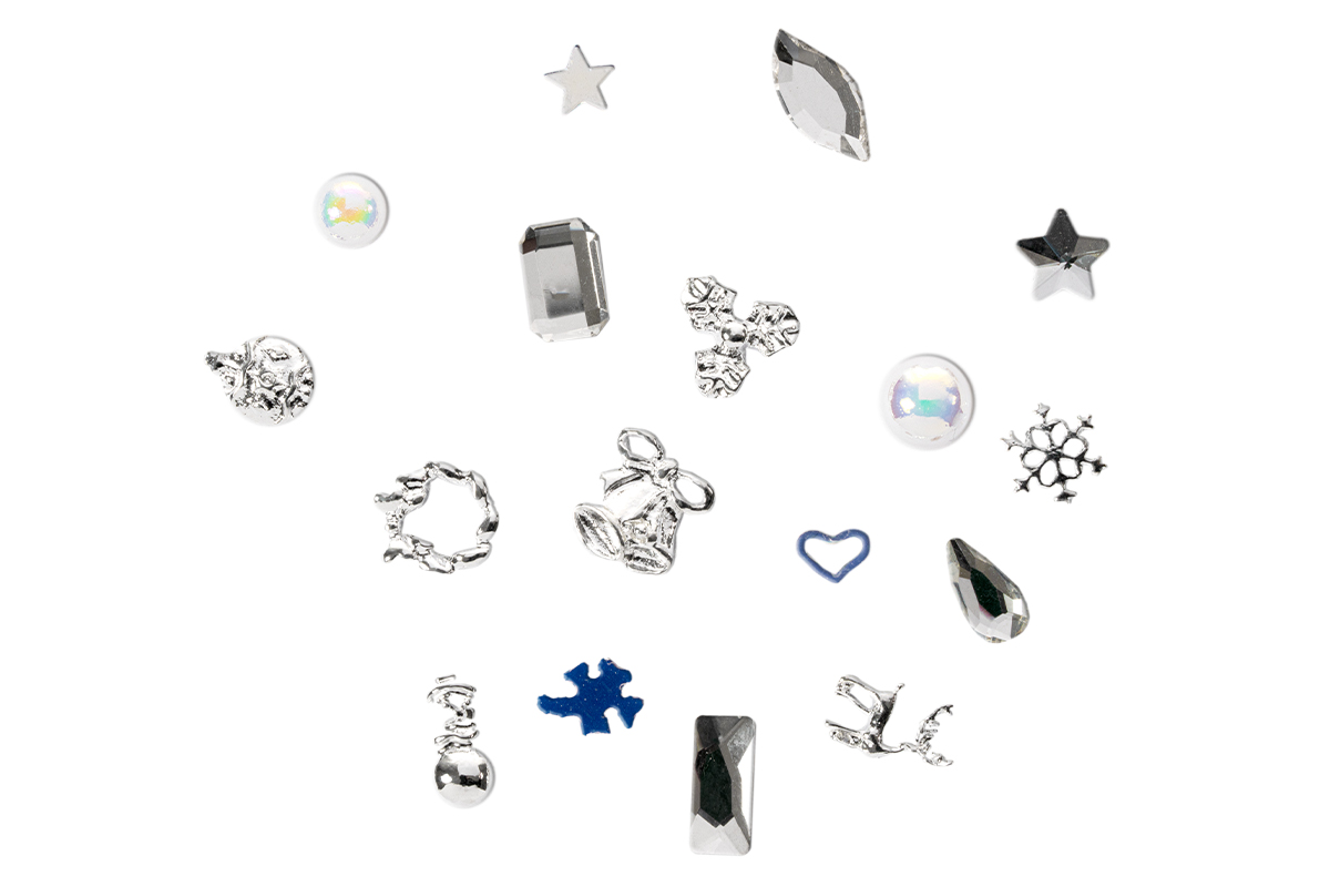 Jolifin LAVENI Luxury Nail-Art Mix - Christmas silver