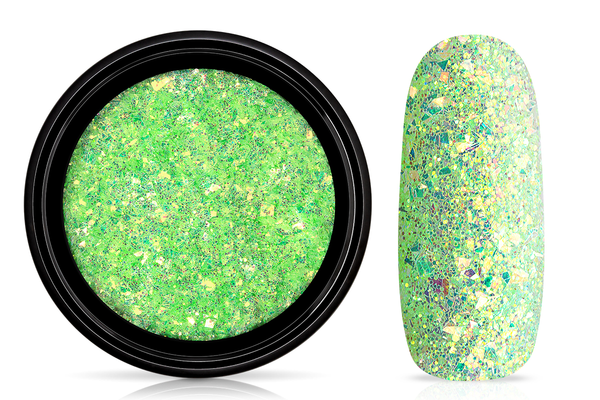 Jolifin LAVENI Mermaid Flakes Glitter - green